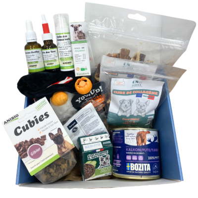Box Découverte pour Chien – Friandises, Soins Bio & Accessoires