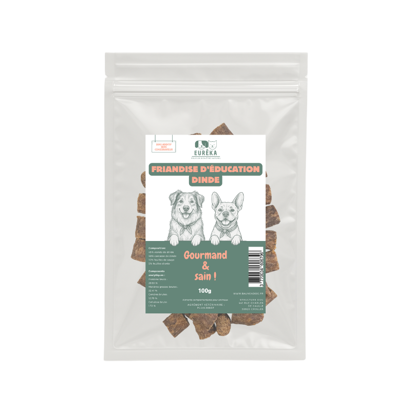 Friandises d'éducation à la dinde pour Chien