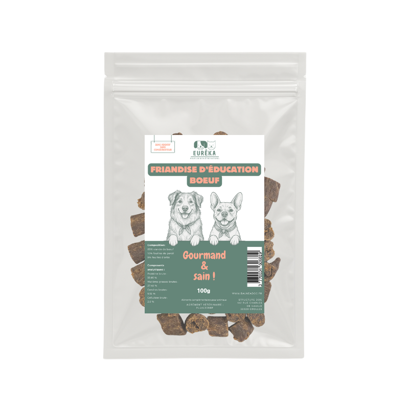 Friandises d'éducation au boeuf pour Chien