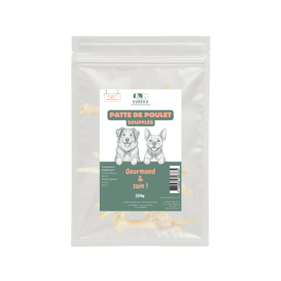 Pattes de Poulet soufflées pour Chien – Friandises Naturelles pour ...