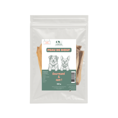 Peaux de Bœuf – Friandises Naturelles pour Chiens