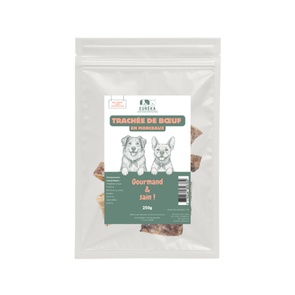 Trachées de Bœuf en morceaux pour Chien
